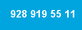 928 919 55 11 928 919 55 11